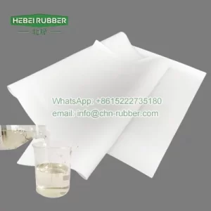 Acid and alkali resistant rubber sheet