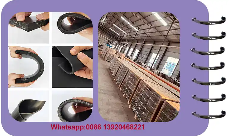 Black Rubber Sheet With Ply Insertion Nylon Rubber - Hebei No.6 Rubber ...