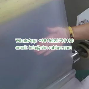 transparent silicone sheet